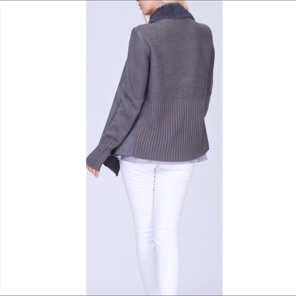 Faux Suede shearling jacket - Picture 5 of 5